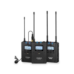 [COMICA] 코미카 WM200A PRO 2채널 무선마이크 / 최대 128G 외장 메모리 용량 지원