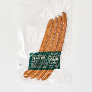 수제 키다리 비엔나 소시지 소세지 카바노치 무방부제 독일 햄 샤퀴테리 캠핑 바베큐 200g