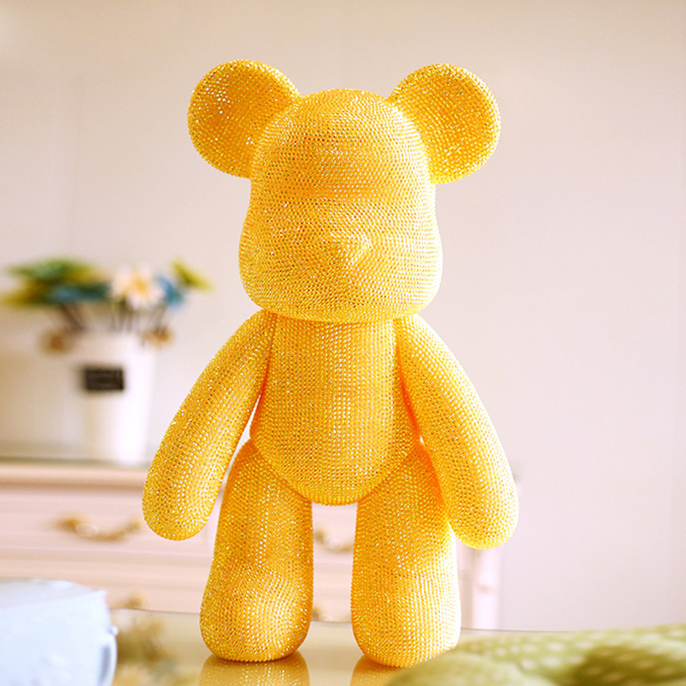 혼자놀기 DIY 베어브릭 만들기 큐빅비즈 브릭베어 아트토이 교구 기본형 소형 밀크 핑크