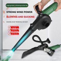 브로워 송풍기 배풍기 블로워 낙엽 청소기 Blower Angle Grinder Changed To Powerful Small Household Dust Collector Stron