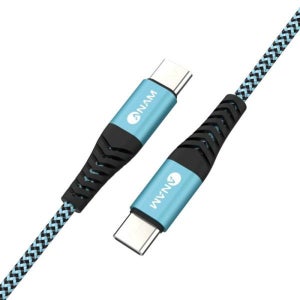 아남 C to C 메탈 패브릭 고속 충전케이블 AN-DC104 [1.2m]