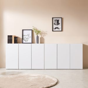 리프리홈 티너 슬림 수납장 거실장 주방수납장 티비다이 선반