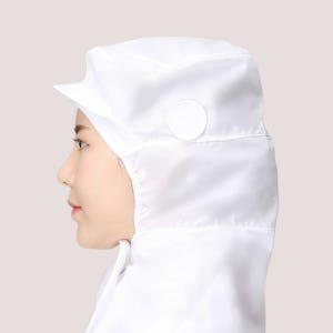 [애플가운] C-235 해썹(HACCP) 식품위생모자, 식품공장, 급식실, 단체위생모자, 귀걸이어깨덮힘모자