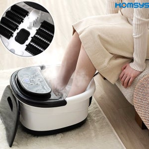 휴앤봇 발 족욕기 습식 스팀 적외선 족욕 버블스파 마사지