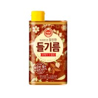 해표 참진한 들기름 캔 500ml 1개