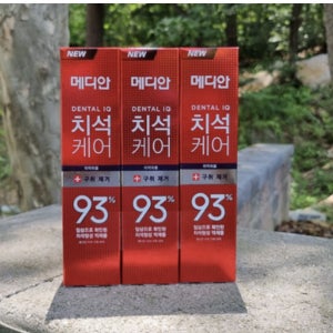 메디안 치석케어 치약 120g x 3입 구취제거