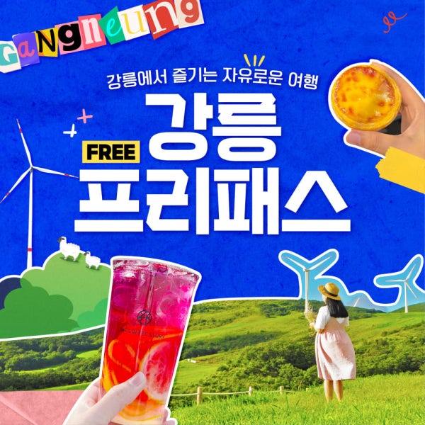 강릉프리패스 강릉또강릉 투어 자유이용권 여행 체험 양떼목장 유람선 서핑 케이블카 입장권