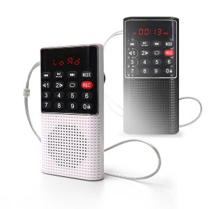 인켈 휴대용 FM 효도 라디오 IK-PR190 SD카드 MP3 재생 녹음