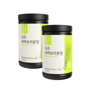 제주 보리 새싹 분말 가루 460g 국내산 (230g X 2통)