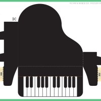 피아노 만들기 도안 / 워크지 / 평생사용 / PDF파일