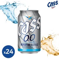 카스0.0 제로 330ml x 24입 논알콜 무알콜 맥주맛 음료 오비맥주