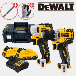 디월트 12V MAX 임팩트 드릴 충전드라이버 콤보세트 DCK2110D2T 비트날 장갑포함