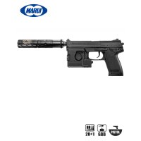 MARUI Socom MK23 Fixed Full Set (도쿄 마루이 소콤 MK23 픽스드 논블로우백 가스 핸드건 소음기 케이스 포함 풀 셋)