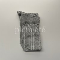 [플레인에떼]뮤뮤 미우 반 시스루 롱 양말 삭스(3color) merino wool