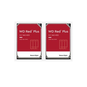웬디 WD RED PLUS 12TB NAS 하드디스크 WD120EFBX 정품 2개 패키지