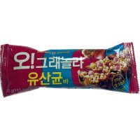 오리온 마켓오 오그래놀라바 유산균바 베리요거트맛 35g