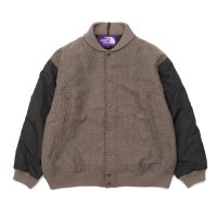 노스페이스퍼플라벨 Herringbone Tweed Varsity Jacket 22AW