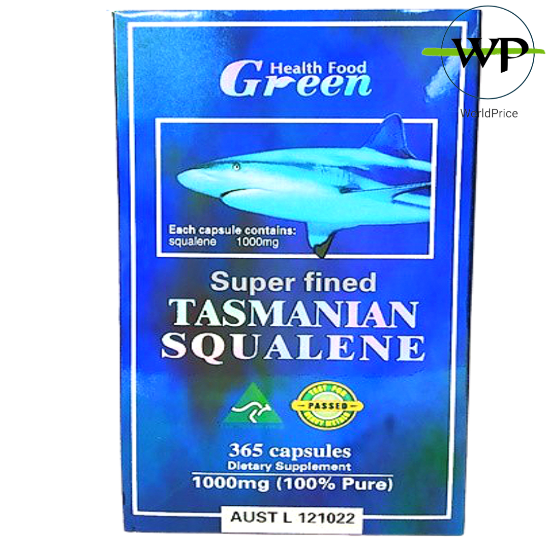 호주직구 <b>그린헬스푸드</b> 슈퍼 파인드 타즈마니안 스쿠알렌 1000mg 365캡슐 12개월분