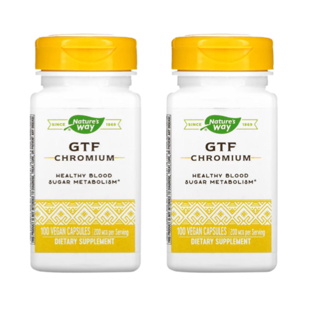 <b>네이쳐스웨이 크롬</b> Chromium GTF 200mcg 100식물성캡슐 2개