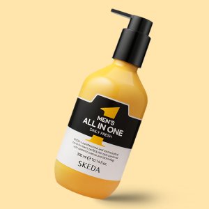 스케다 남자 올인원 데일리 프레시 300ml 스킨 로션 에센스 남성 미백 주름개선 기능성 화장품