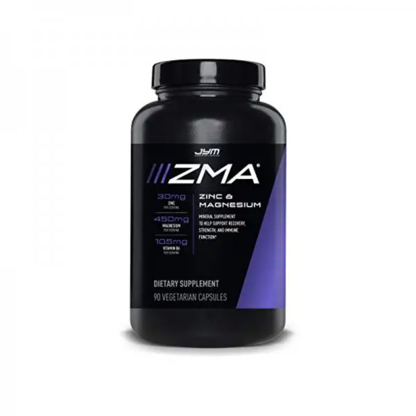 <b>JYM Supplement Science</b> ZMA 블랙페퍼 Zinc Magnesium Vitamin <b>B6</b> 90 Vegetarian Capsules