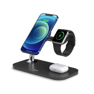 애플 맥세이프 무선충전기 아이폰 고속충전 기기3대 동시충전 베이식스 3in1 BWC-85