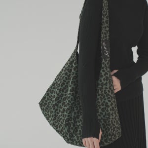 [애리키스](브라운카키)번들 레오파드 에코백 / 호피가방