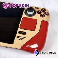 [팝스킨] 스팀덱(Steam Deck) 풀커버링 스킨 스티커 필름, 패미콤 에디션