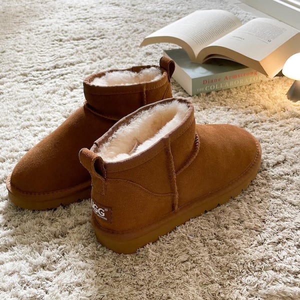 호주 에버 UGG 어그 울트라미니 클래식 시어링 앵클 부츠