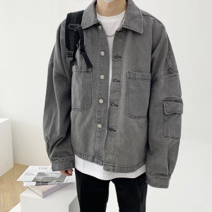 남자데님자켓 남자흑청자켓 트러커자켓