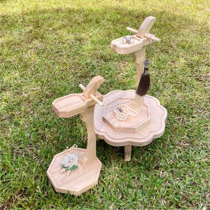 [베이비굿] 촛대 악세사리 트레이 전통디자인 주얼리 반지 정리