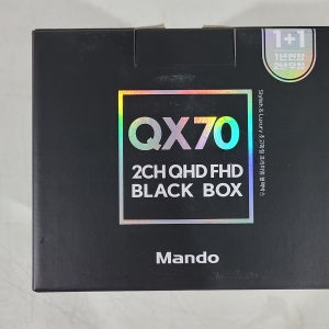 GPS포함 만도 블랙박스 QX70 2채널 QHD+FULLHD 화질