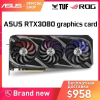 최신ASUS-뉴 RTX 3080 12GB 10GB, Nvidia 그래픽 카드, rtx3080, 게임용 비디오 카드, GDDR6X