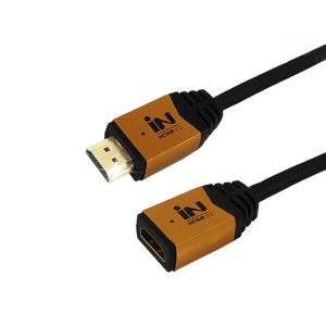 인네트워크 HDMI 2.0 연장 고급형 골드메탈 케이블 2M [IN-HDMI2GMF02] INC035