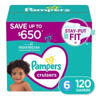 Pampers 미국 팸퍼스 6단계 크루저 스테이풋핏 다이퍼 기저귀 120개입