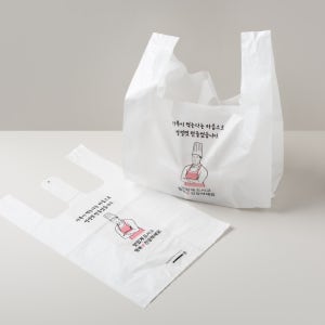 쉐프 / HD유백 배달비닐봉투 소소42호100매 배민 요기요 쿠팡잇츠 배달의민족 포장봉투