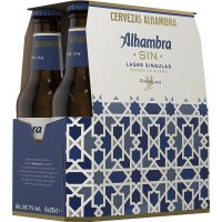 스페인 Alhambra 알람브라 제로 무알콜 논알콜 맥주맛 라거 음료 250ml 6병