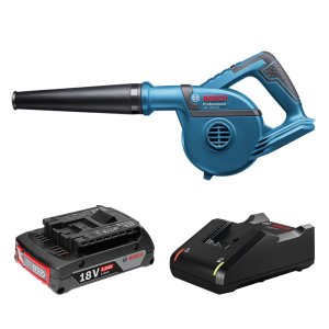 보쉬 무선 송풍기 GBL18V-120 풀세트 2.0Ah+GAL18V-40 낙엽 제설 세차 먼지 청소기 충전 블로워