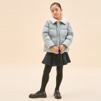 [BEANPOLE KIDS] 네이비 여아 기모 체크 플리츠 치마 바지 (BI2927G01R)