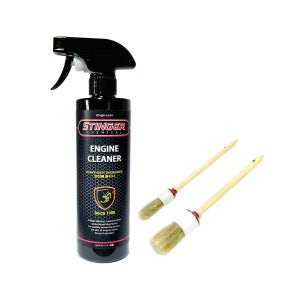 스팅거 엔진룸 클리너 500ml 엔진 청소 세정제 브러시