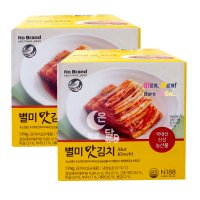 노브랜드 별미맛김치 1.9kg x 2