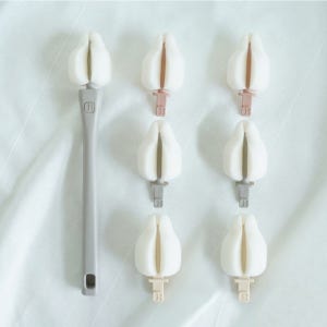 [2만이상 세정제GIFT] 마더케이 롱핸들 리필형 스펀지 젖꼭지솔세트+리필 3P 외 젖병솔