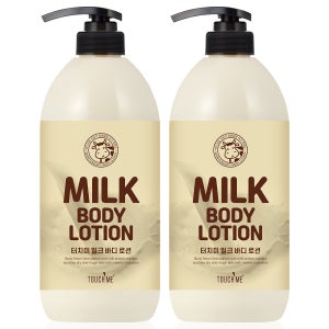 터치미 밀크 바디로션 대용량 고보습 1000ml 2개