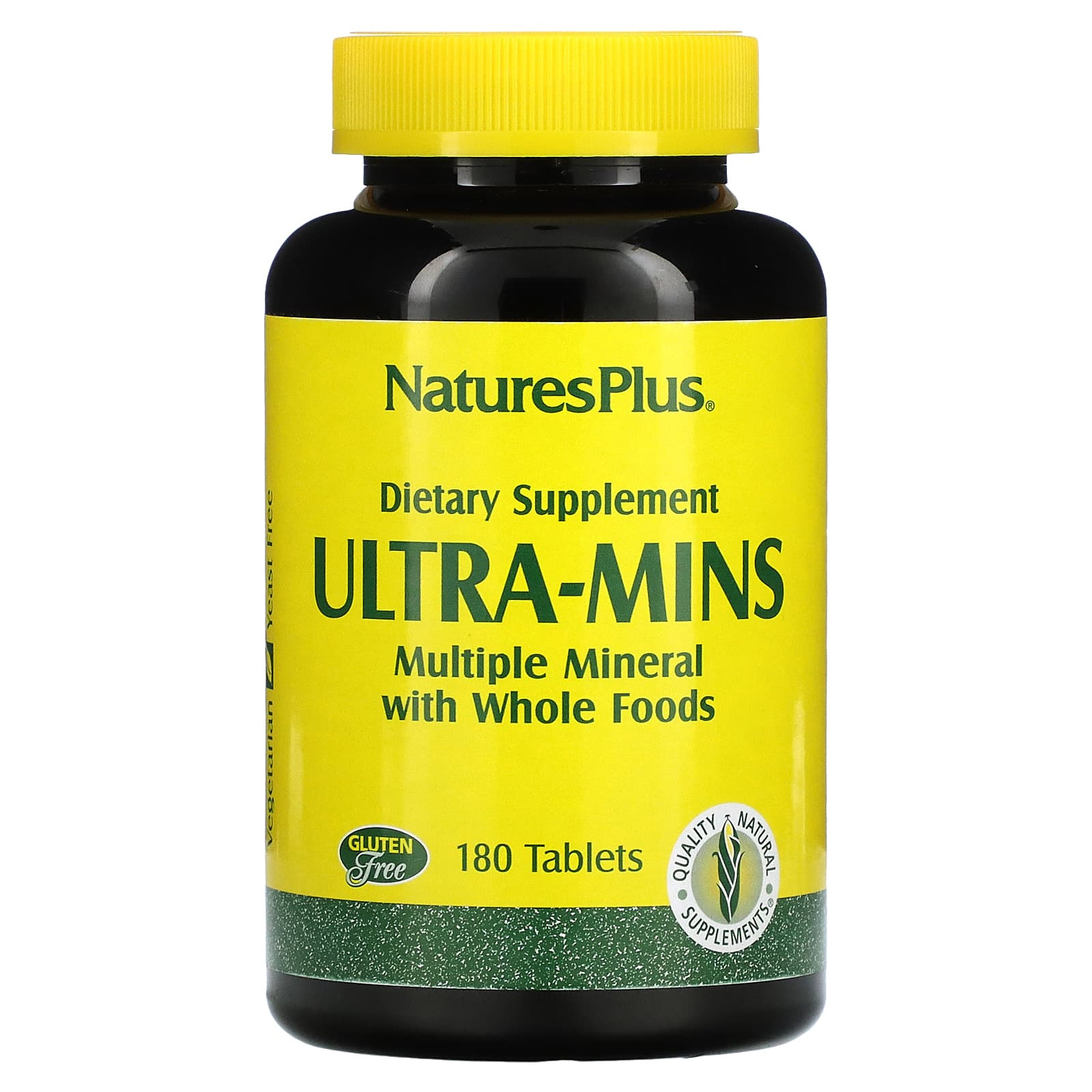 멀티미네랄 <b>무기질</b> Ultra Mins Multiple Mineral Whole Foods 180 타블렛