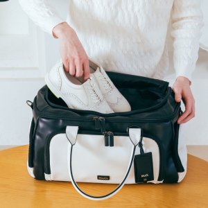 무클 골프보스턴백 남성 여성 신발보관 캐리어결합 대용량 골프가방