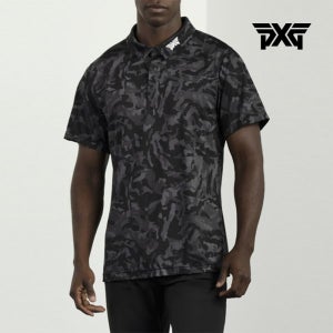 PXG 남성 페어웨이 카모 폴리 반팔 티셔츠