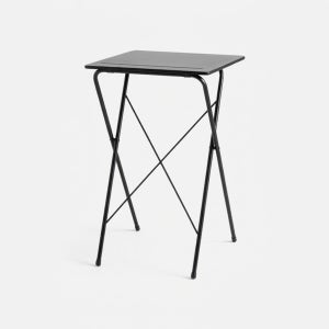 GOSI 스탠딩 접이식테이블 60 SM-2200B 래치드블랙 9447.1423