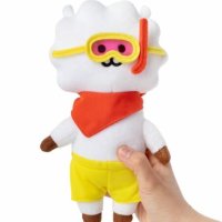 BTS BT21 LINE FRIENDS 라인 프렌즈 Bon Voyage SUMMER STANDING DOLL 진 JIN RJ 인형