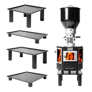 A 올쿡 불보라 펠렛&화목 난로 전용 난로 받침대 10,15,20,25형