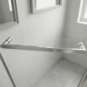 샤워부스 손잡이 샤워실 욕실문 유리문 스텐 타월바450×25×13mm 스텐무광